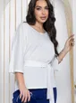 Блуза Праздник души (белая) Б12133