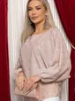 Блуза Путь к сердцу (бежево-розовая) Б14854-30М