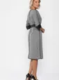 Платье Селин (серое) П11302