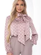 Блуза "Тина" (пудра) Б8098