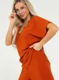 Костюм Свободный вечер НЬЮ (терракот) К12669-15