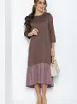 Платье Русалка (коричневое) П12097