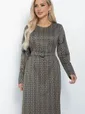 Платье Афина (серое) П11309