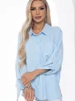 Рубашка Лето голубая Б10073