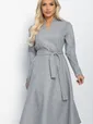 Платье Севилья (серое) П11469