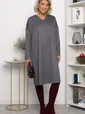 Платье Хюгге (темно-серое) П14121-25М