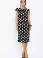 Платье Габриэль (черное/круги) П13953-10М