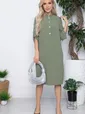 Платье Ночной бриз (хаки) П10790