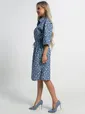 Платье хлопковое Стоун (сине-белое) П15449-4М