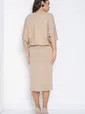 Платье Вэнсдей (бежевое) П12577-4