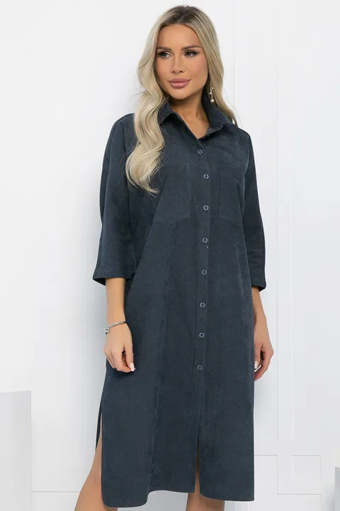 Платье Трейси (серое) П12933-10М