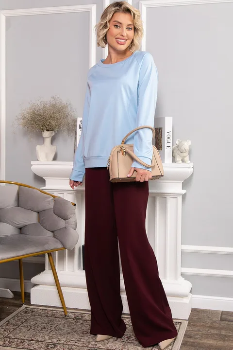 Костюм трикотажный Бергамо (голубой/бордо) К14654-10М