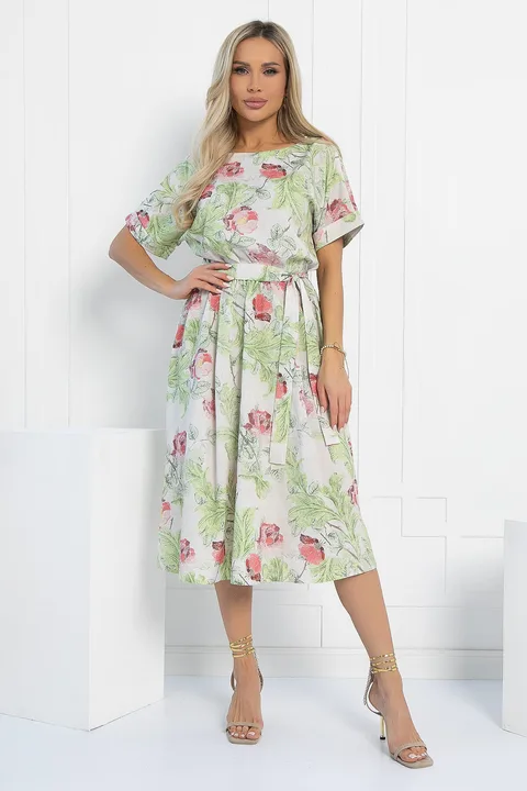 Платье Селестина (бежевое) П13064-30М