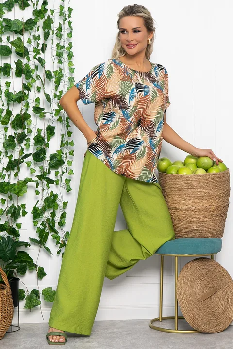 Костюм Летние радости (зеленый) К13592-30М