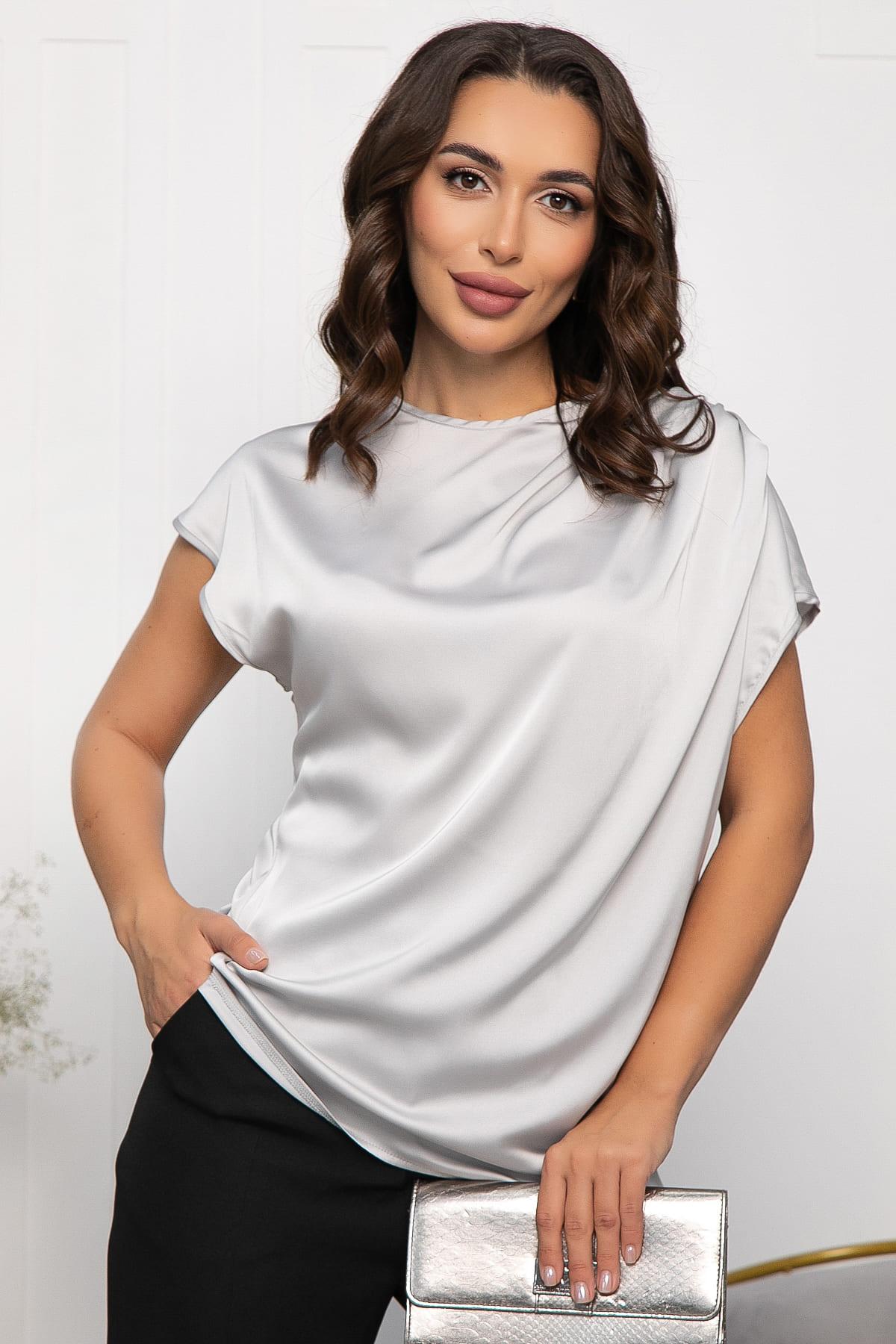 Блуза Маркиза (серая) Б14147-30М