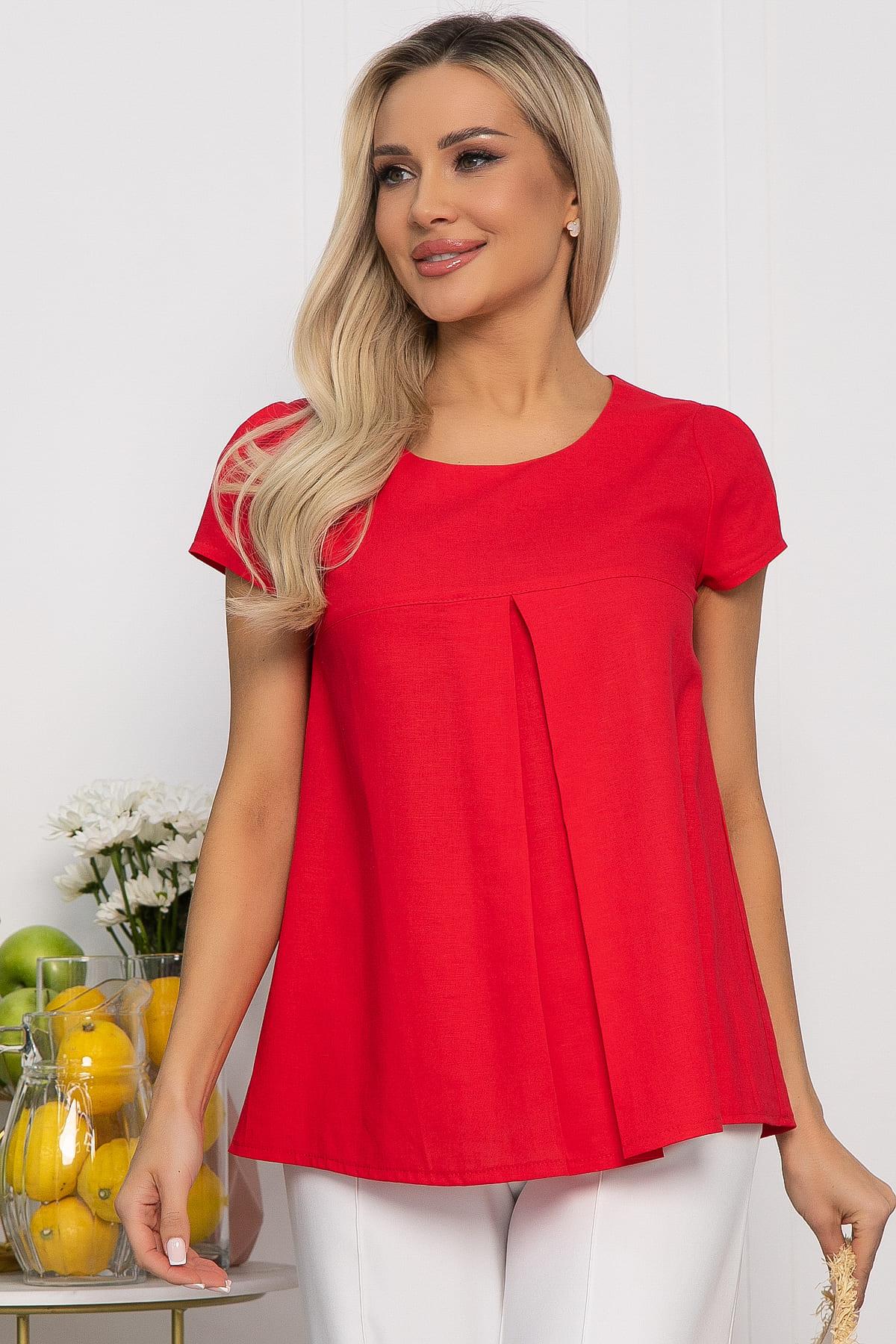 Туника Жюли (красная) Б13436-2М