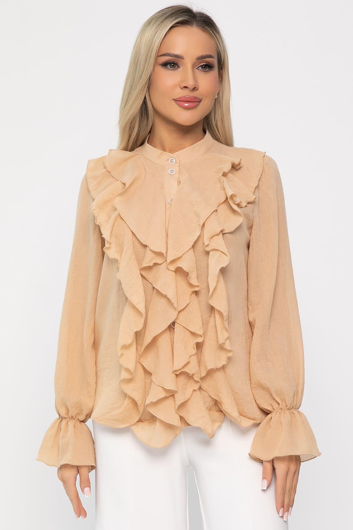Блуза Розалинда (бежевая) Б13687-5М