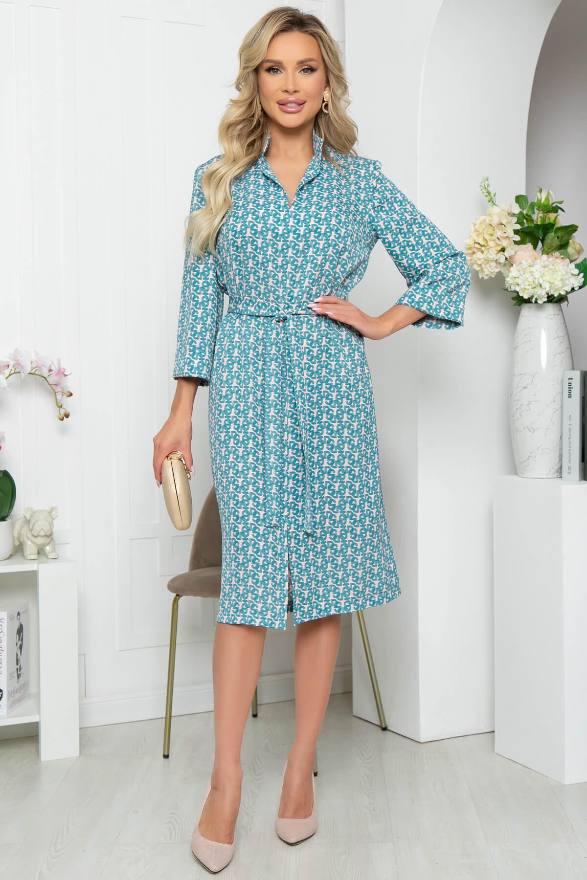 Платье "Мира" (бирюза) П5320