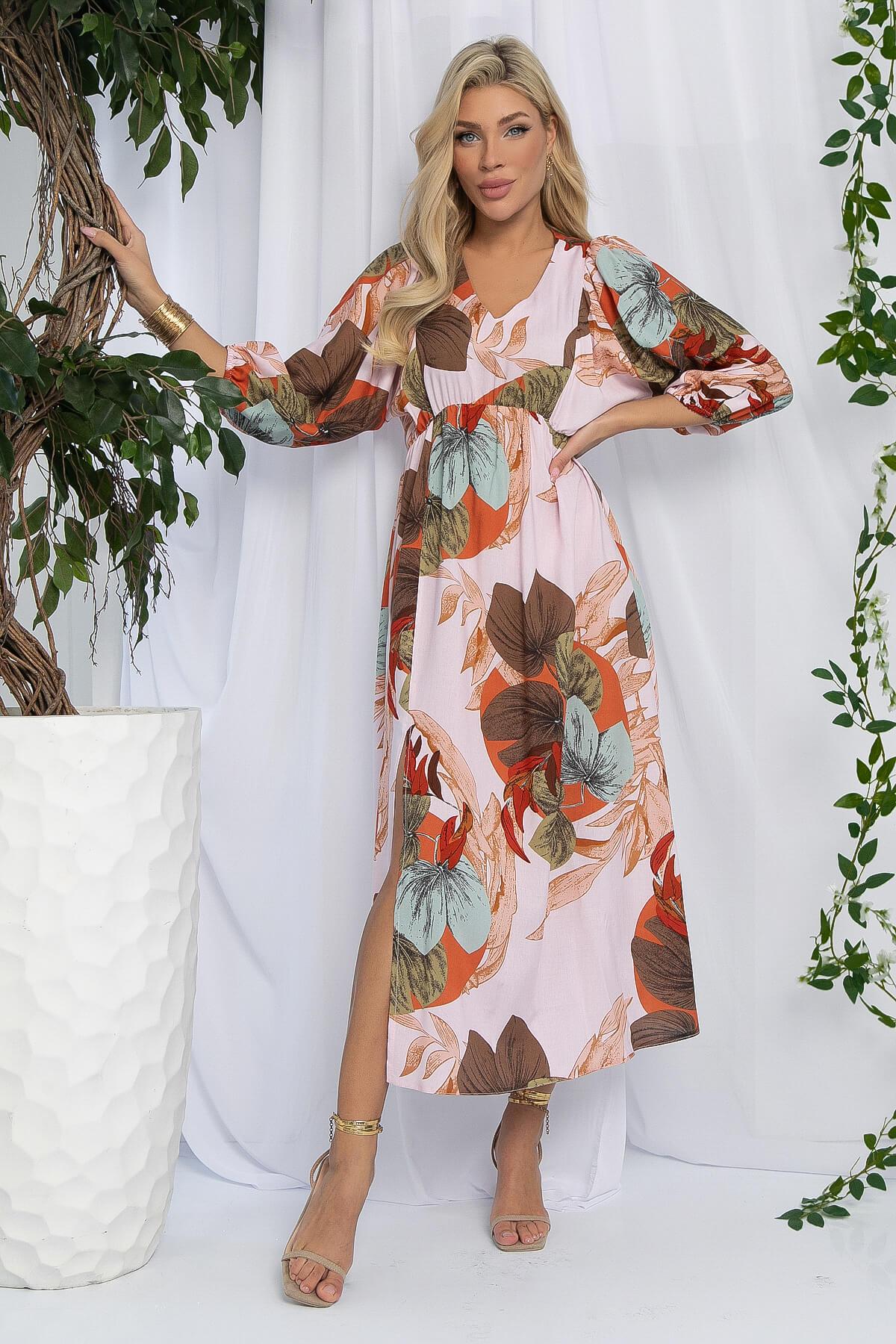 Платье Неповторимая (бежевое) П13138-34М