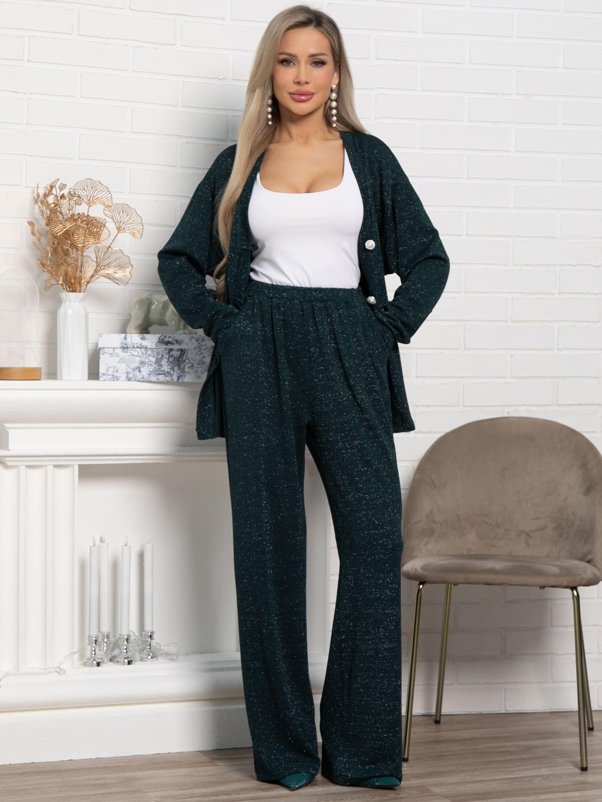 Брюки Вэлери (зеленый) Б15058-39М