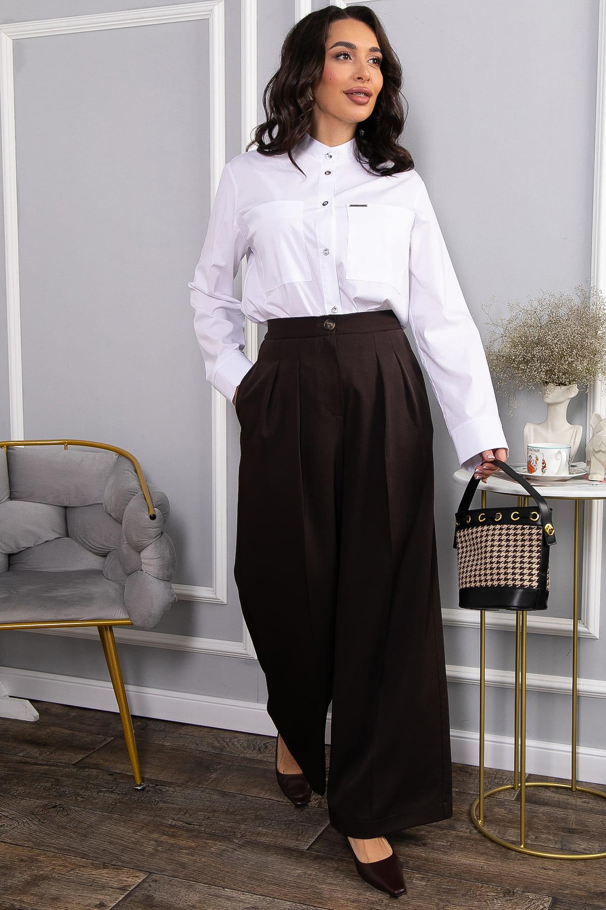 Брюки со стрелками Шакира (коричневые) Б14635-35М