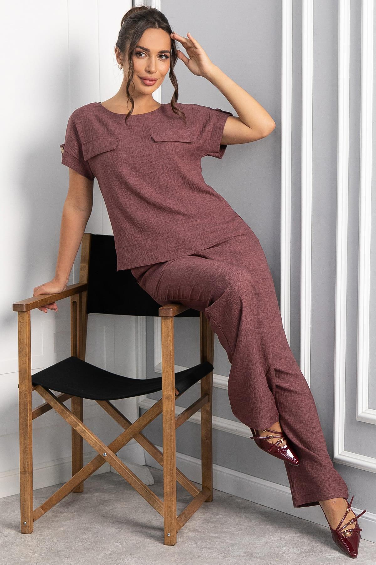 Костюм Можно всё (бордо) К13983-12М