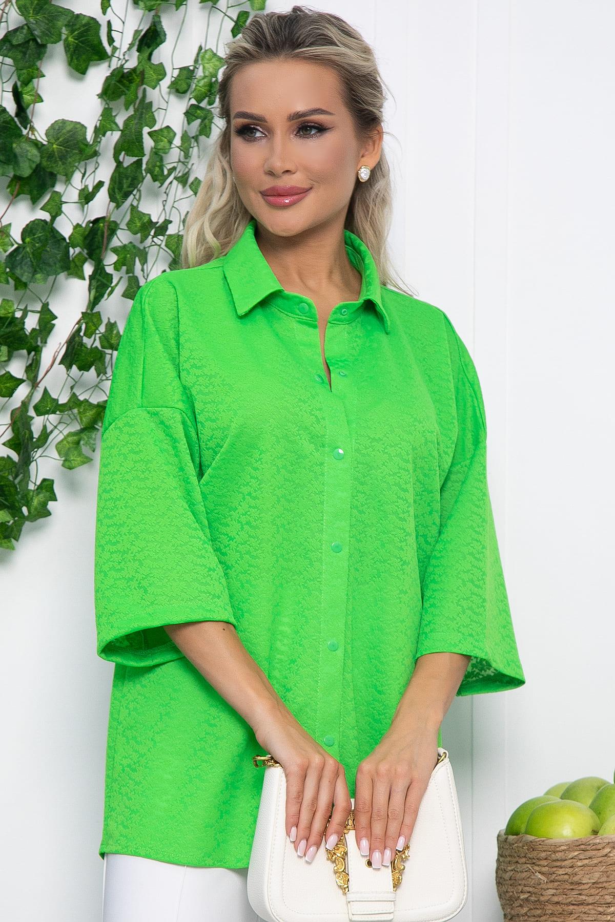 Рубашка Медея (зеленое яблоко) Б13555-13М
