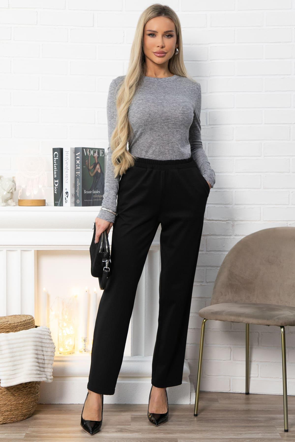 Брюки Беззаботное путешествие (черные) Б14865-16М