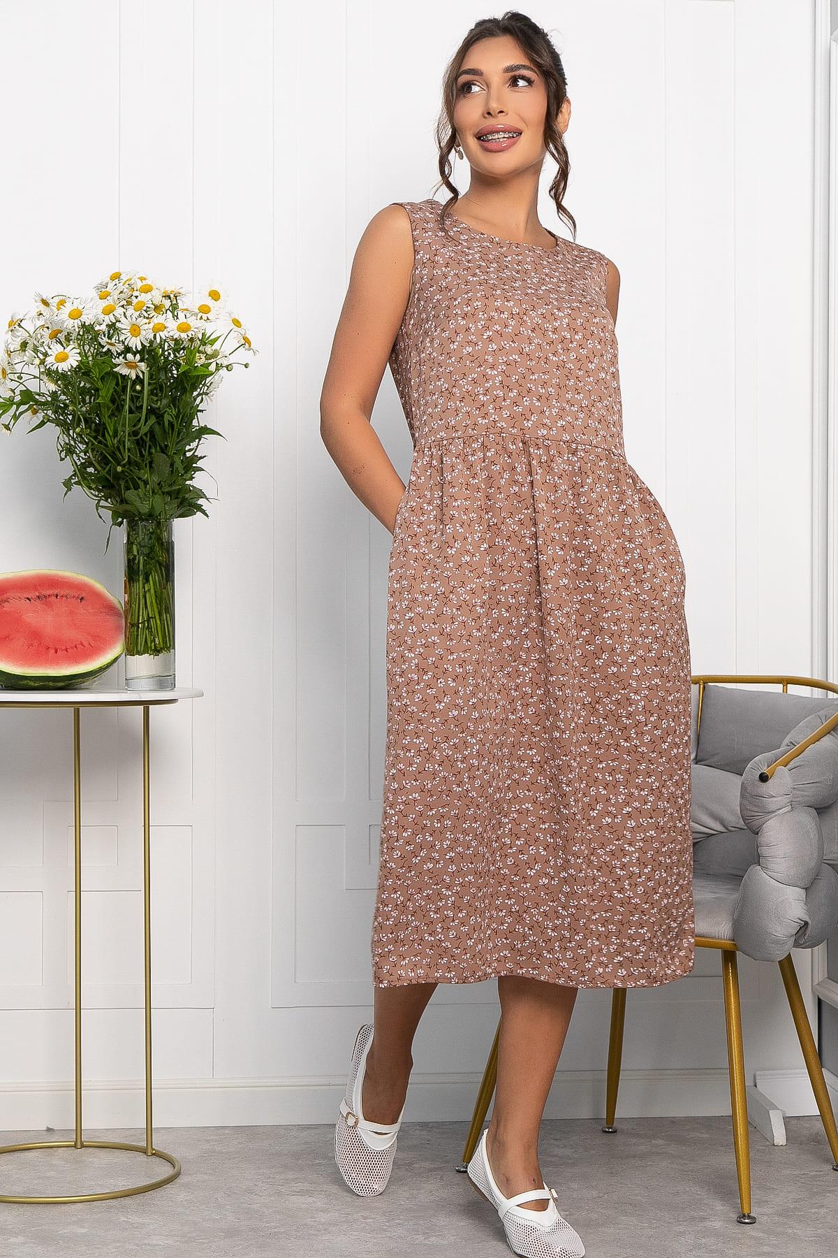 Сарафан Эйдан (какао) П13879-48М