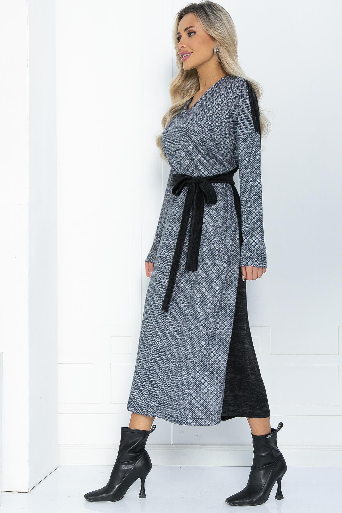 Платье Ингрид (черный) П11909