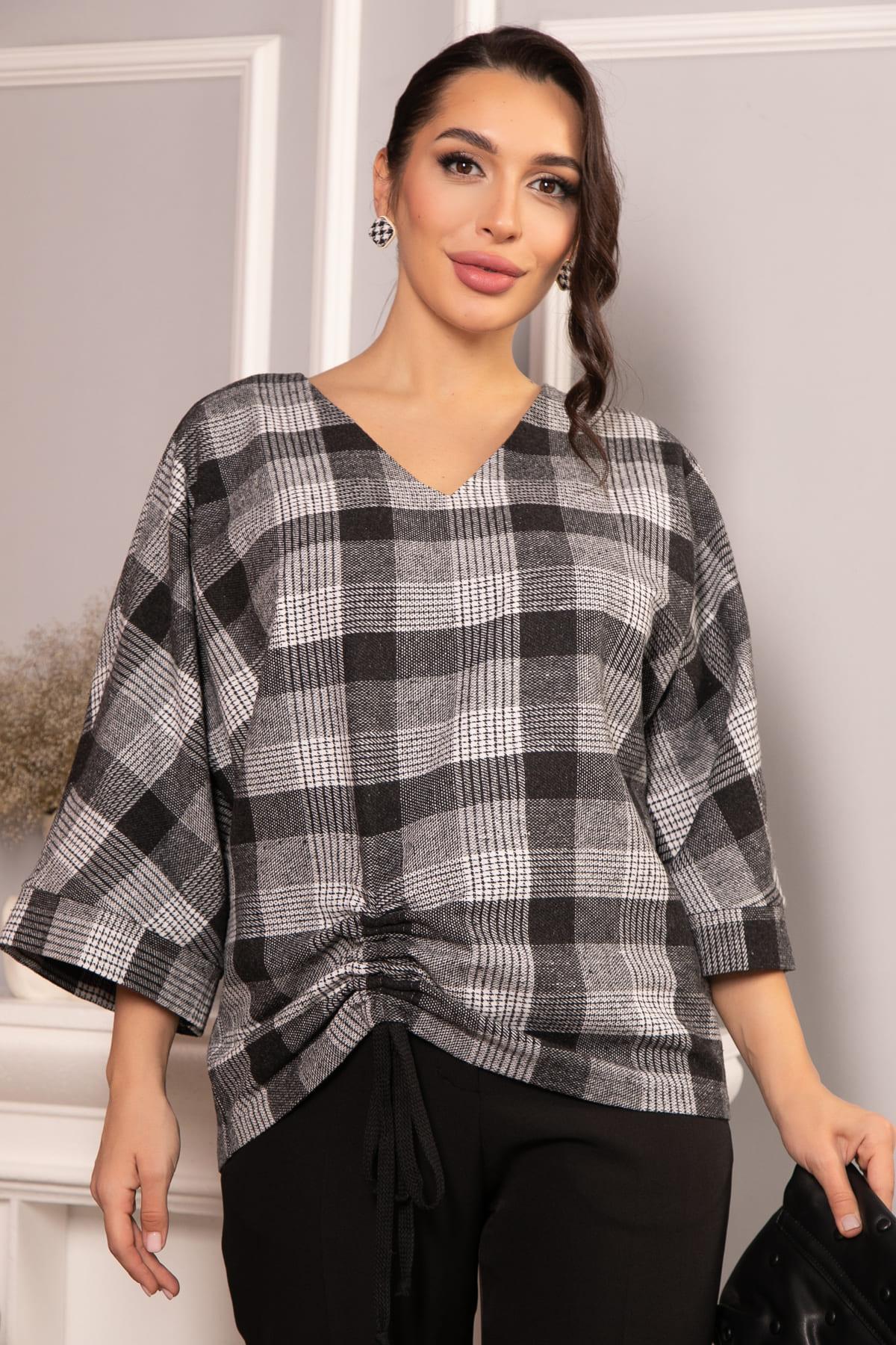 Блуза Ватсон (темно-серая) Б14686-12М