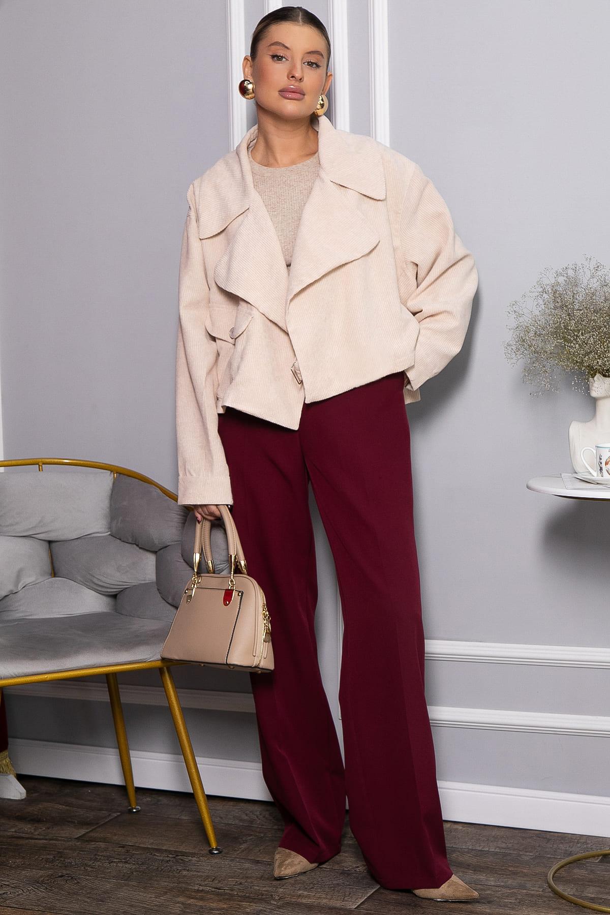 Жакет укороченный Динара (бежевый) Б14326-39М