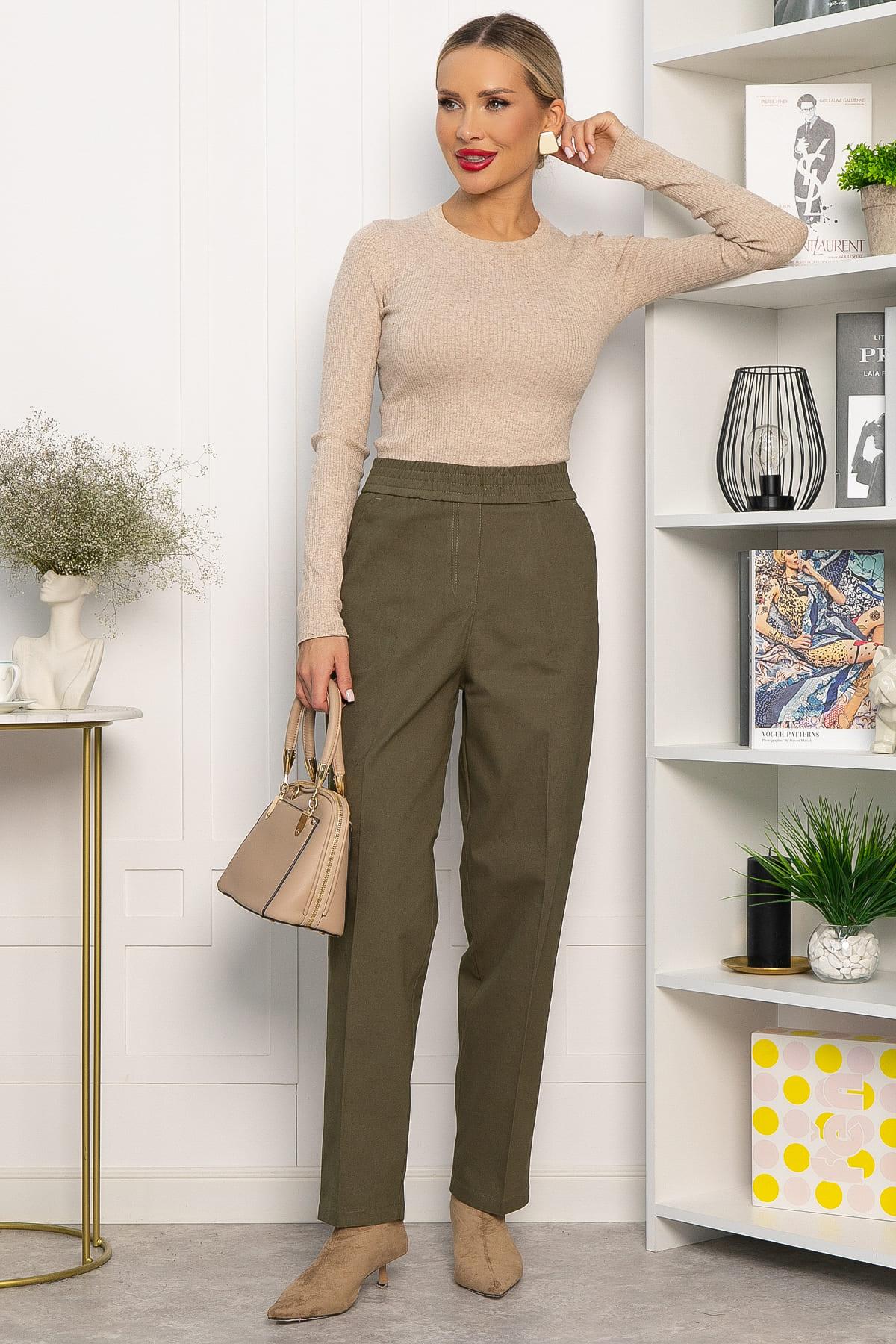 Брюки на резинке Спринт (хаки) Б14260-18М