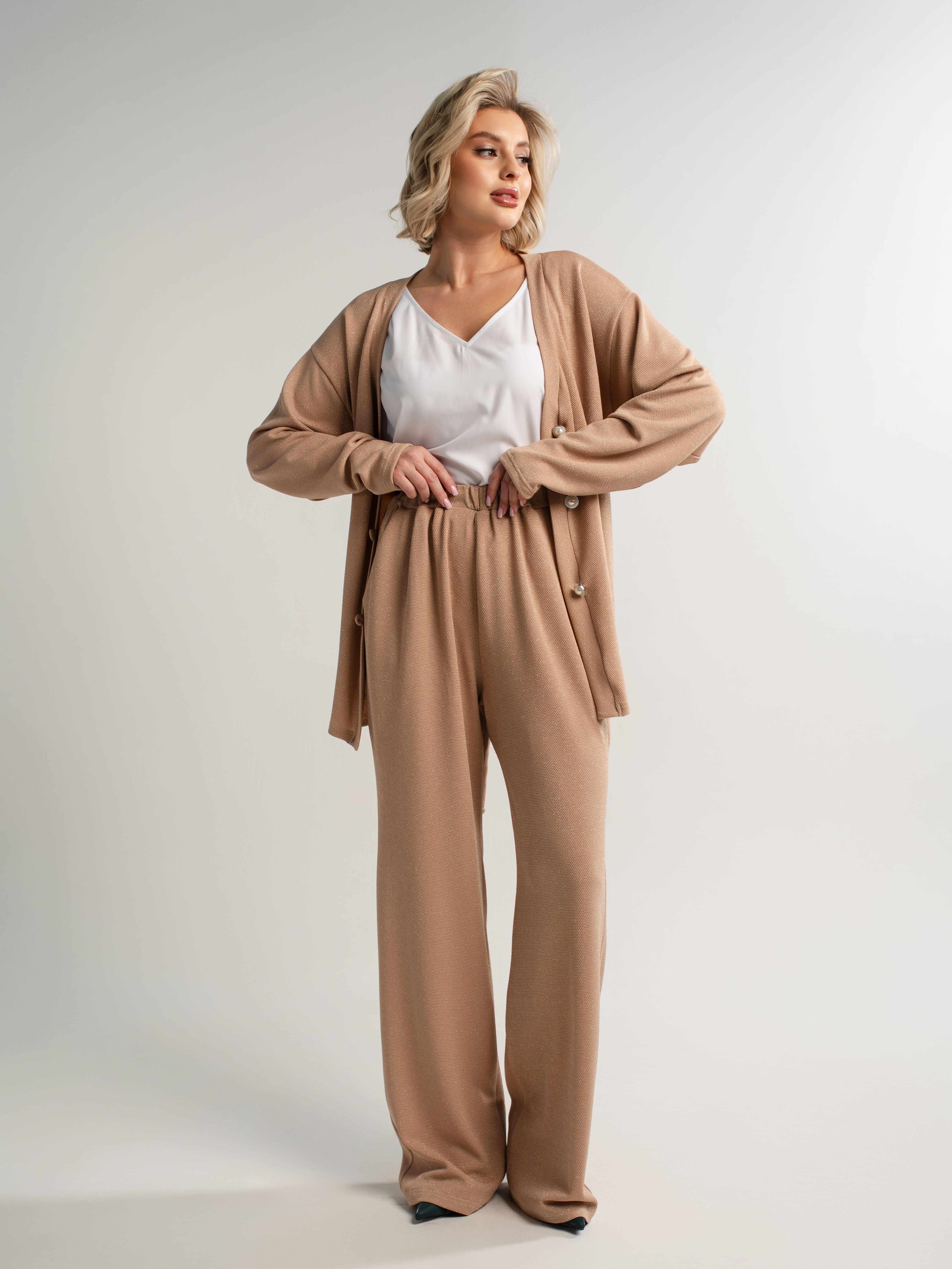 Брюки Вэлери (бежевые) Б15059-39М