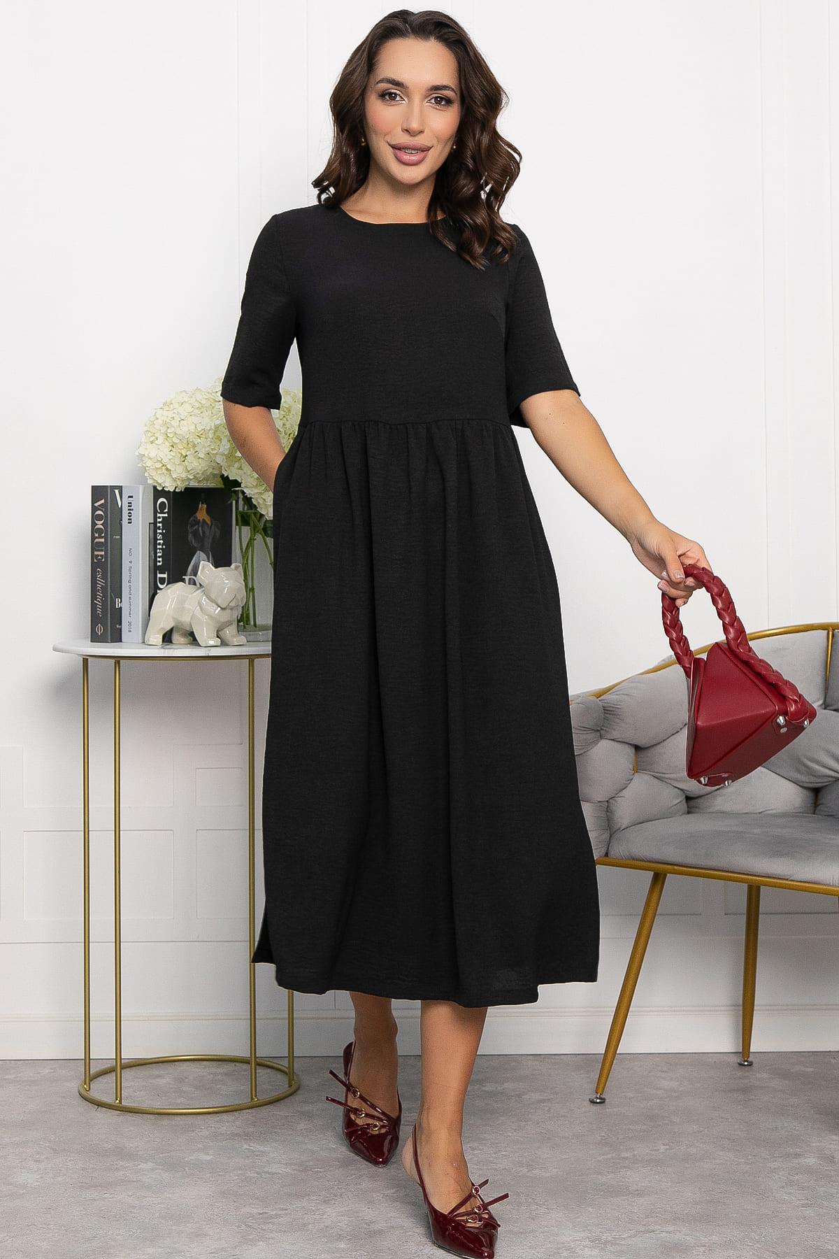 Платье Беннет (черное) П14066-25М