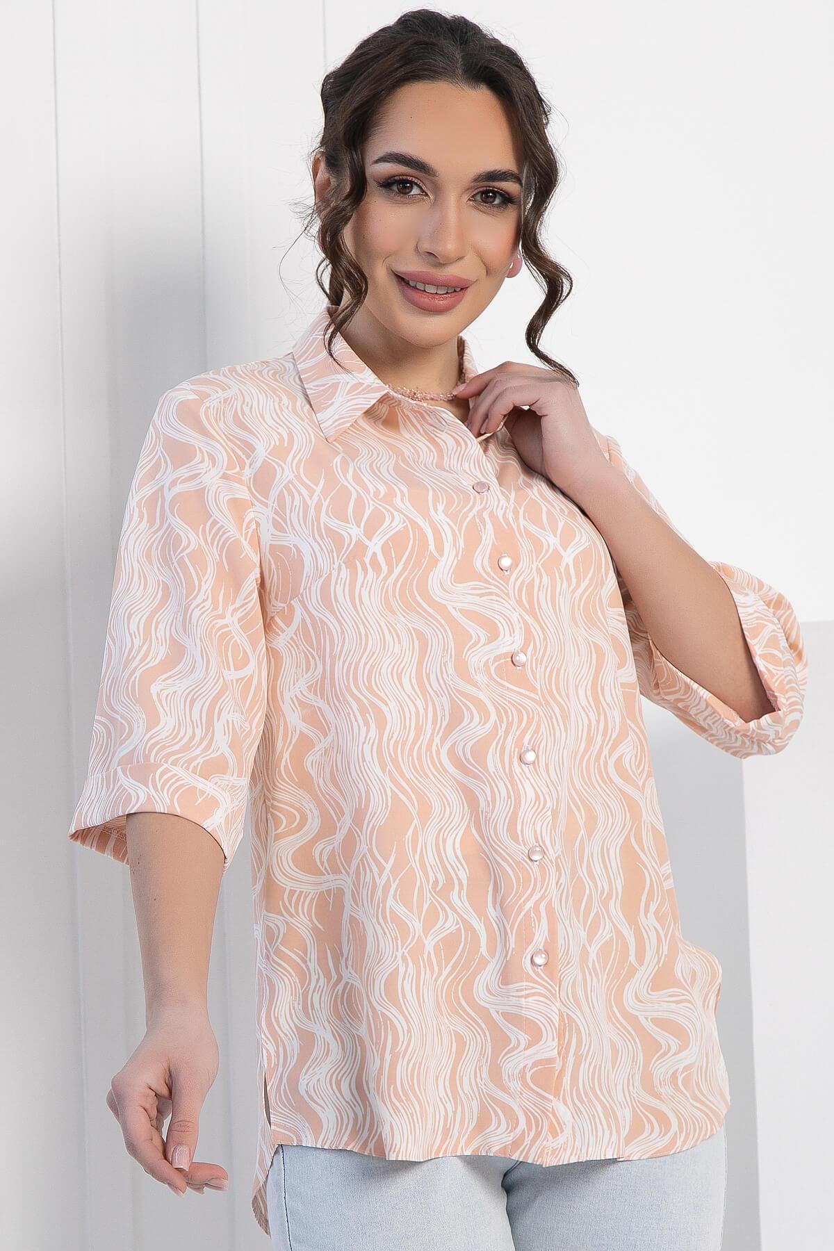 Рубашка Таффи (персиковая) Б12911-29М