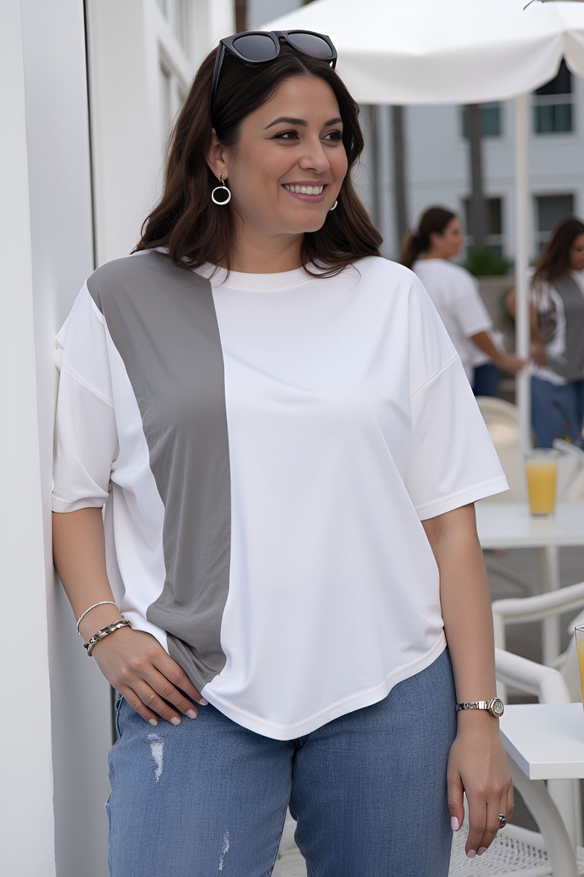 Блуза Малина (белая) Б13938-1М