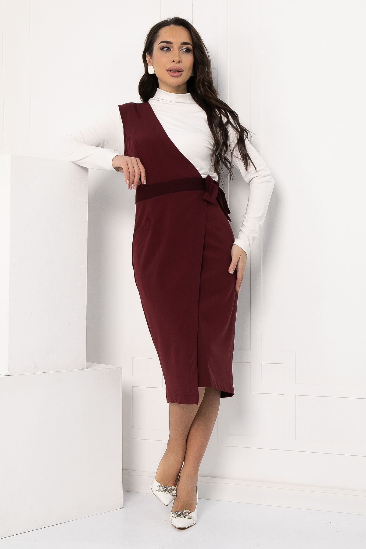 Сарафан Маренго (винный) П12723-13