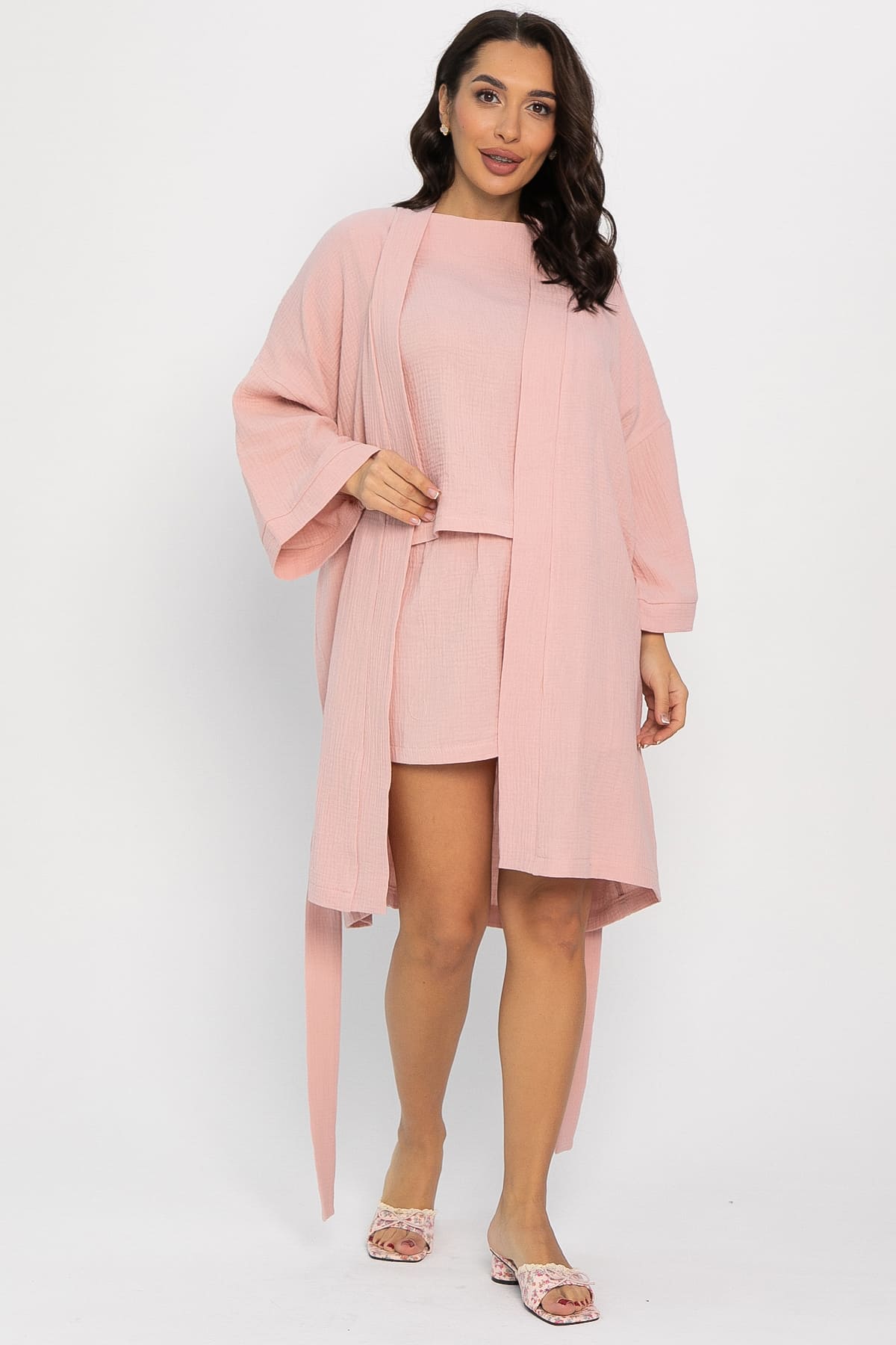 Комплект для дома Муслин (розовый) К14580-52М