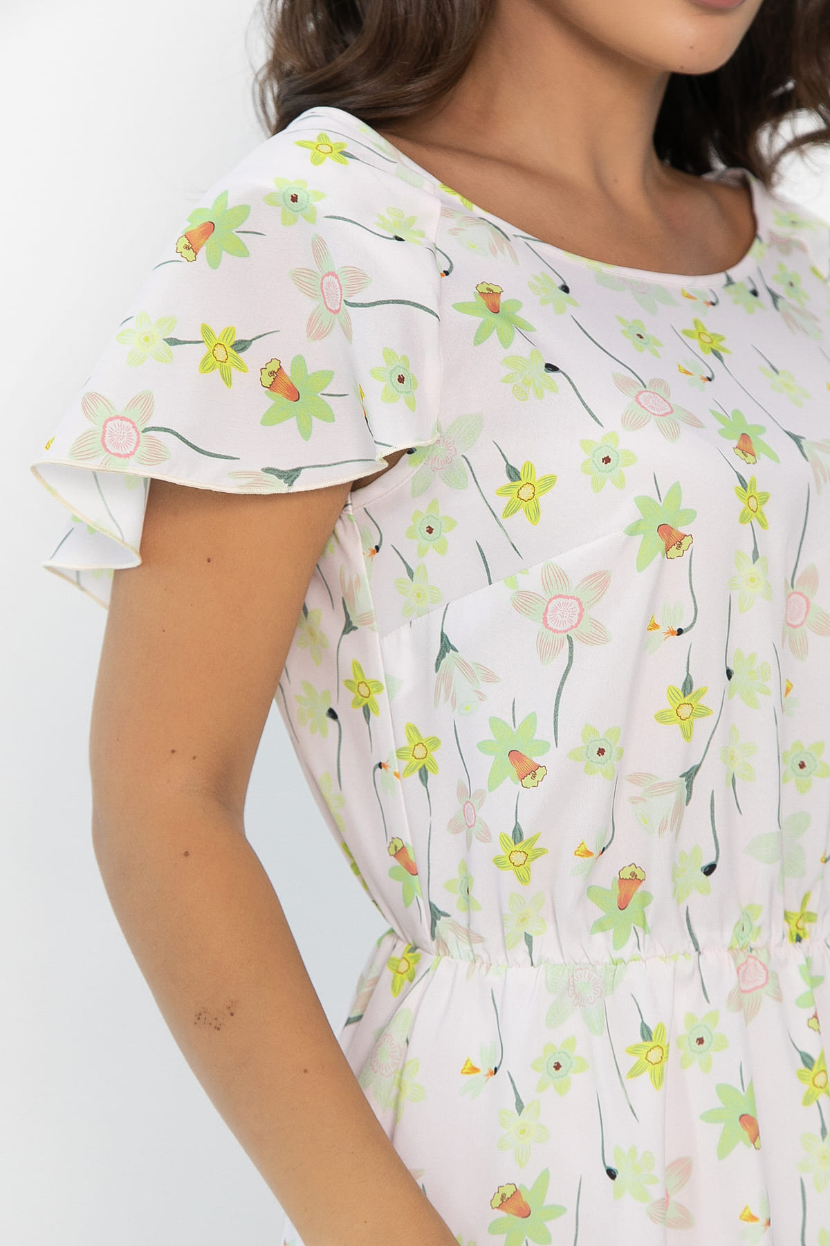 Платье Жара (молочное) П14025-16М