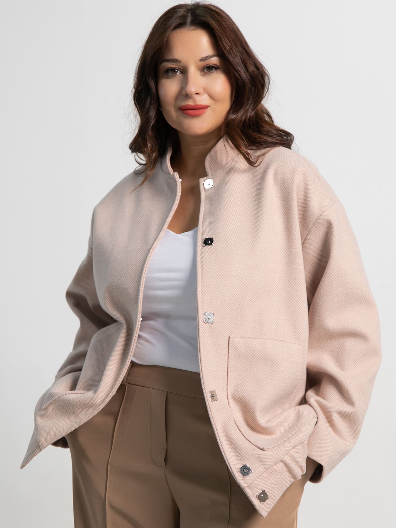 Бомбер Скайли (пудра) Б15531-13М