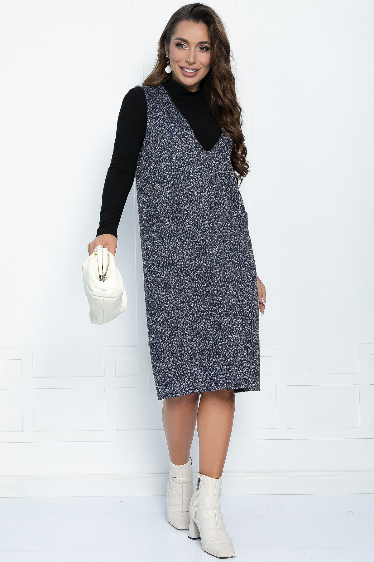 Сарафан Каролинн (темно-синий) П11213