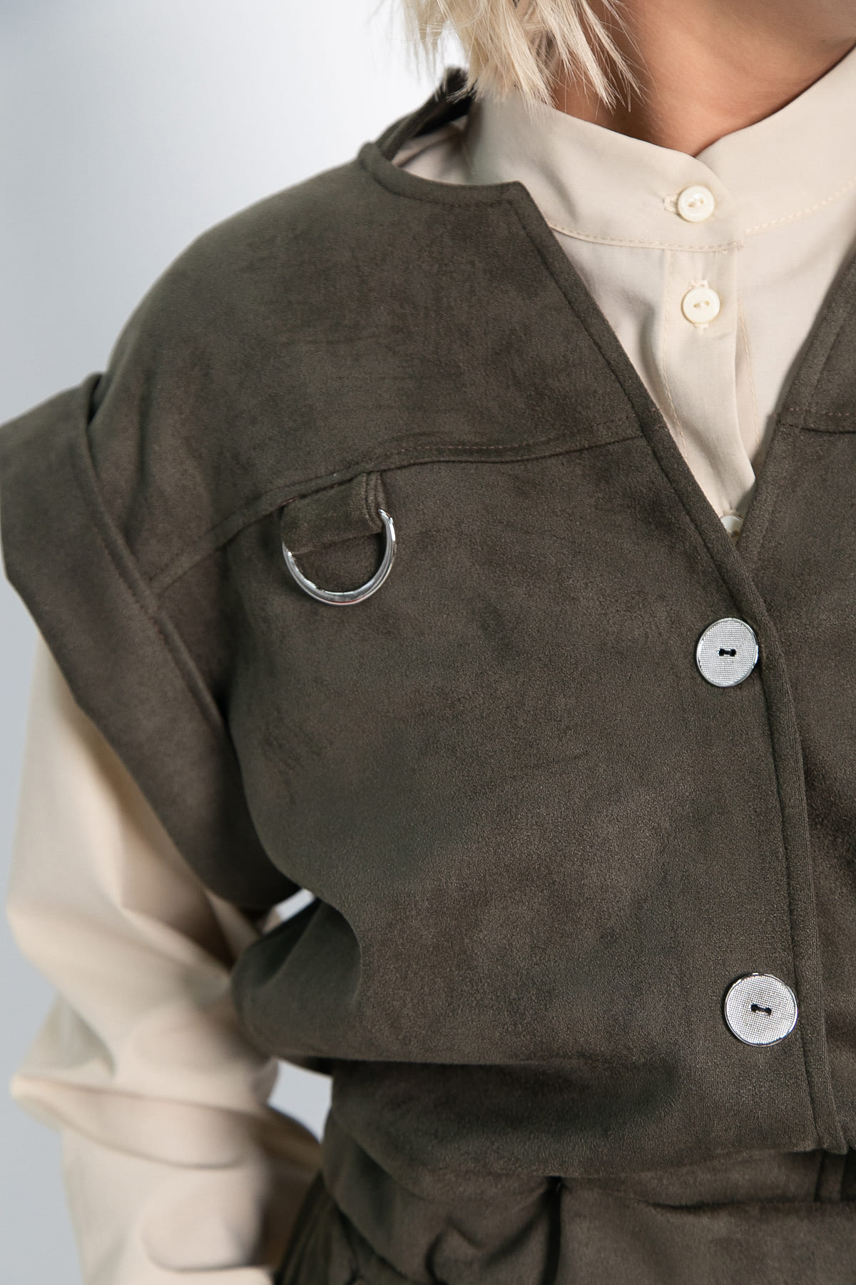 Жилет Лора (зеленый) Б15031-39М