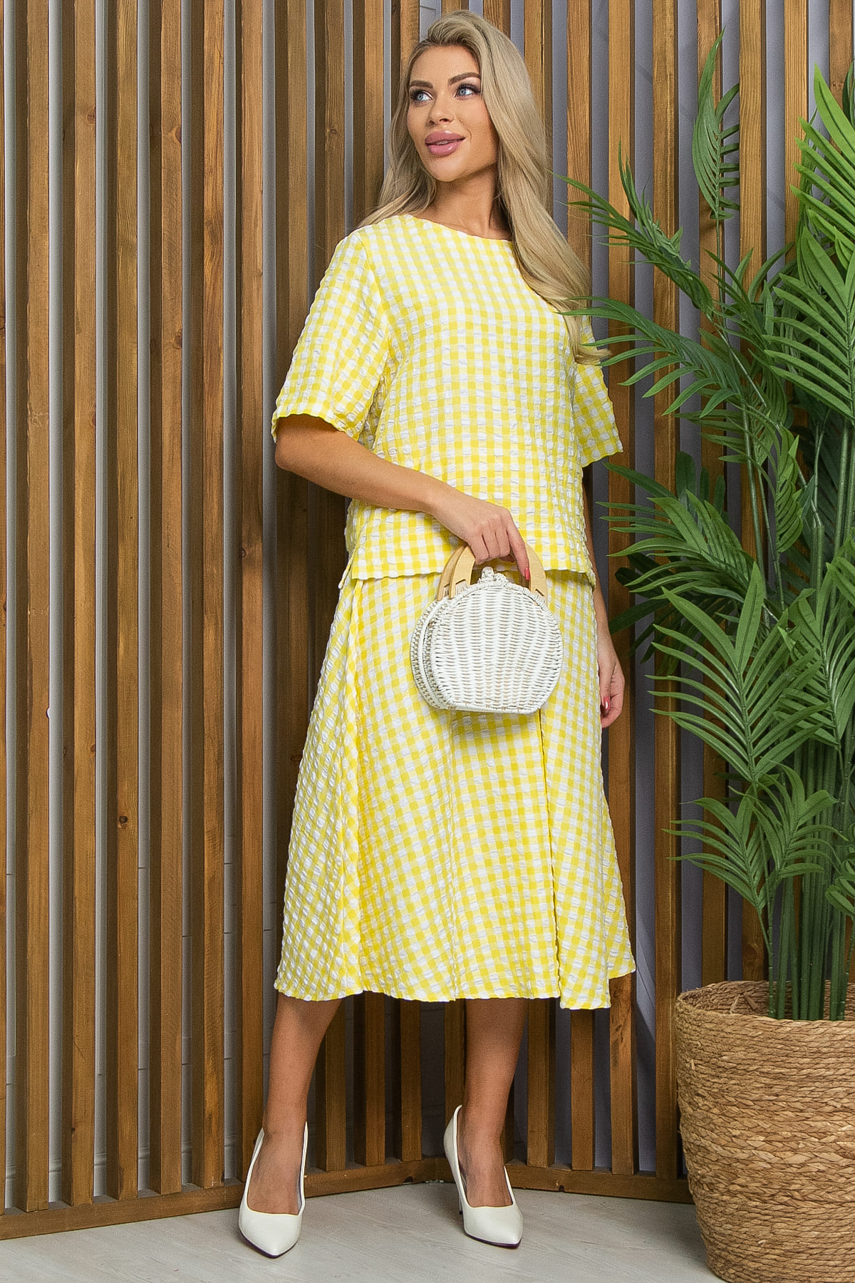 Костюм Выходной день (желтый) К13435-2М