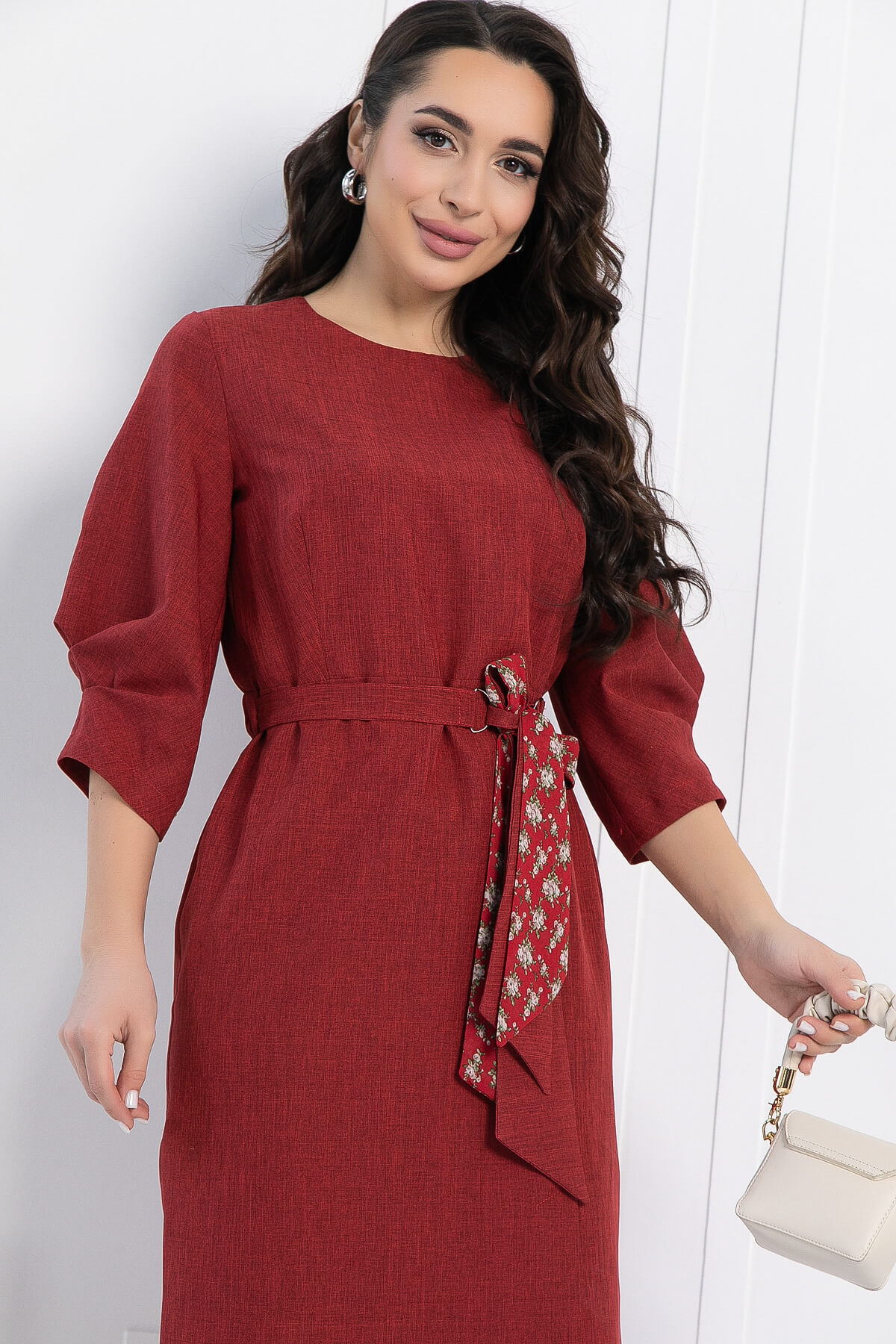 Платье Флавия (вишневое) П12888-36М