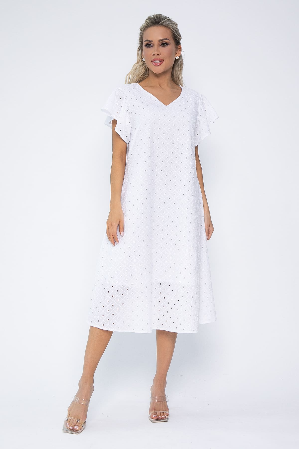 Платье Мелодия любви (белое) П13632-4М