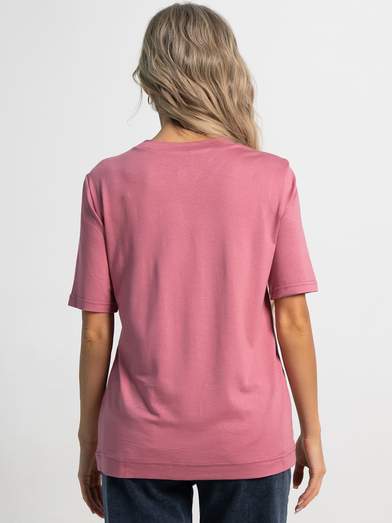 Футболка базовая (розовая) Б15578-10М