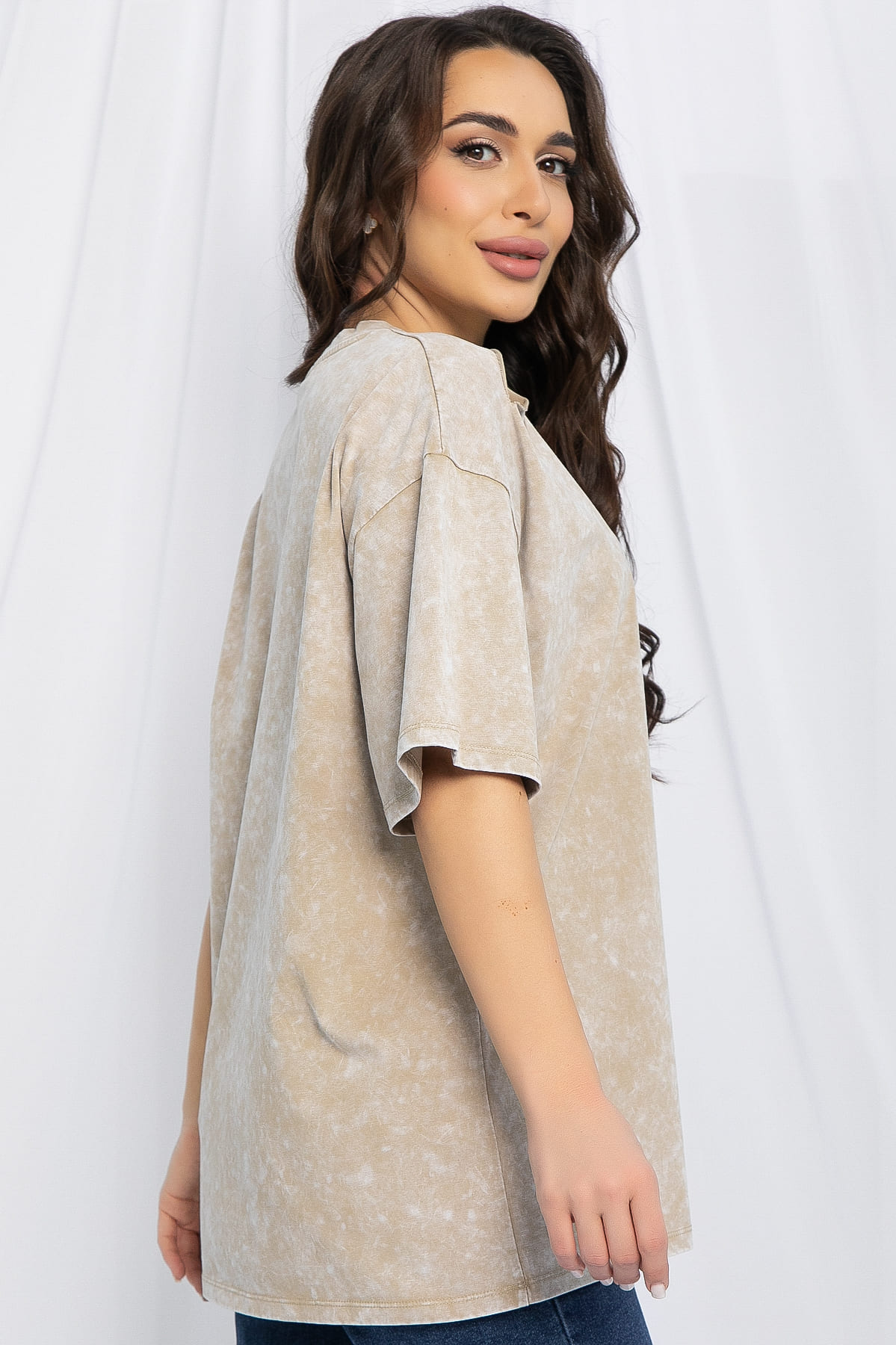 Футболка Микель (бежевая) Б13121-20М