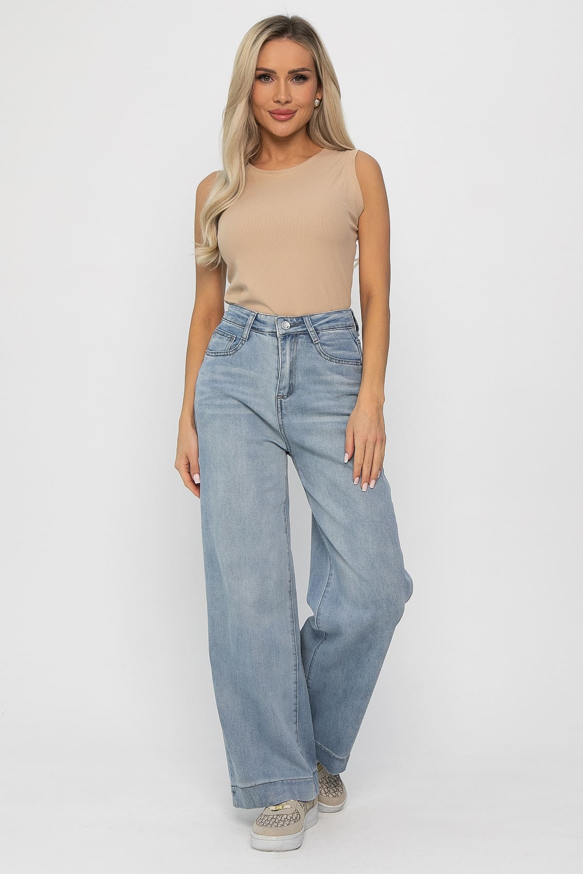 Джинсы Фаби (серо-голубые) Б13767-4М