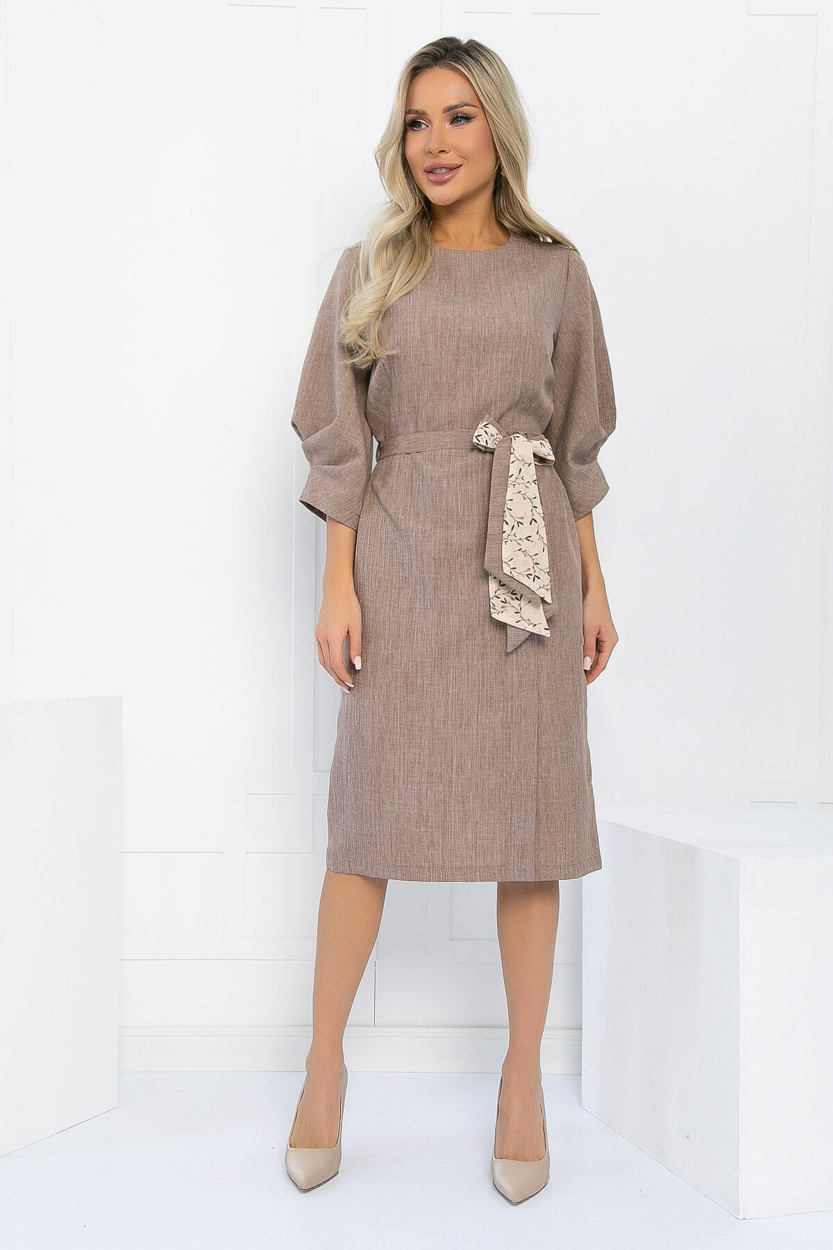 Платье Флавия (песочное) П12890-36М